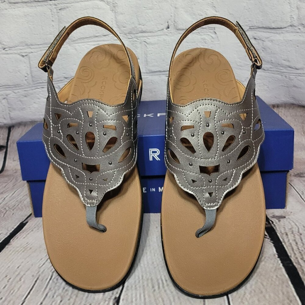 Rockport Ridge Womens Metallic Studded Flats